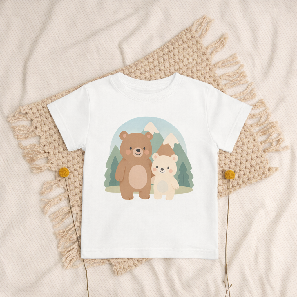 Kinder Bio-Baumwoll-T-Shirt - Bärenstark