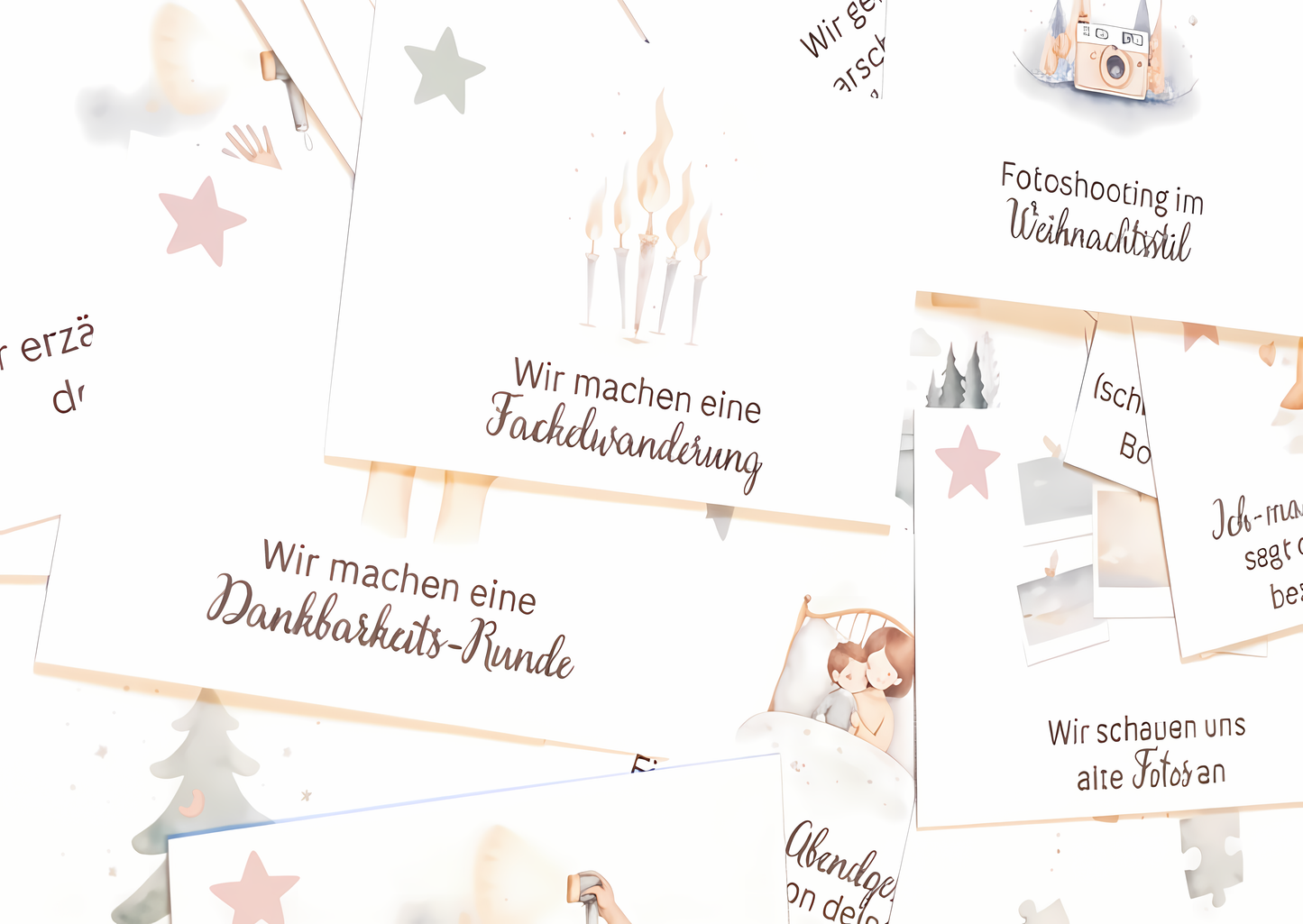 Adventskalender „Zeit statt Zeug“ – digitaler Download für Kinder & Familien