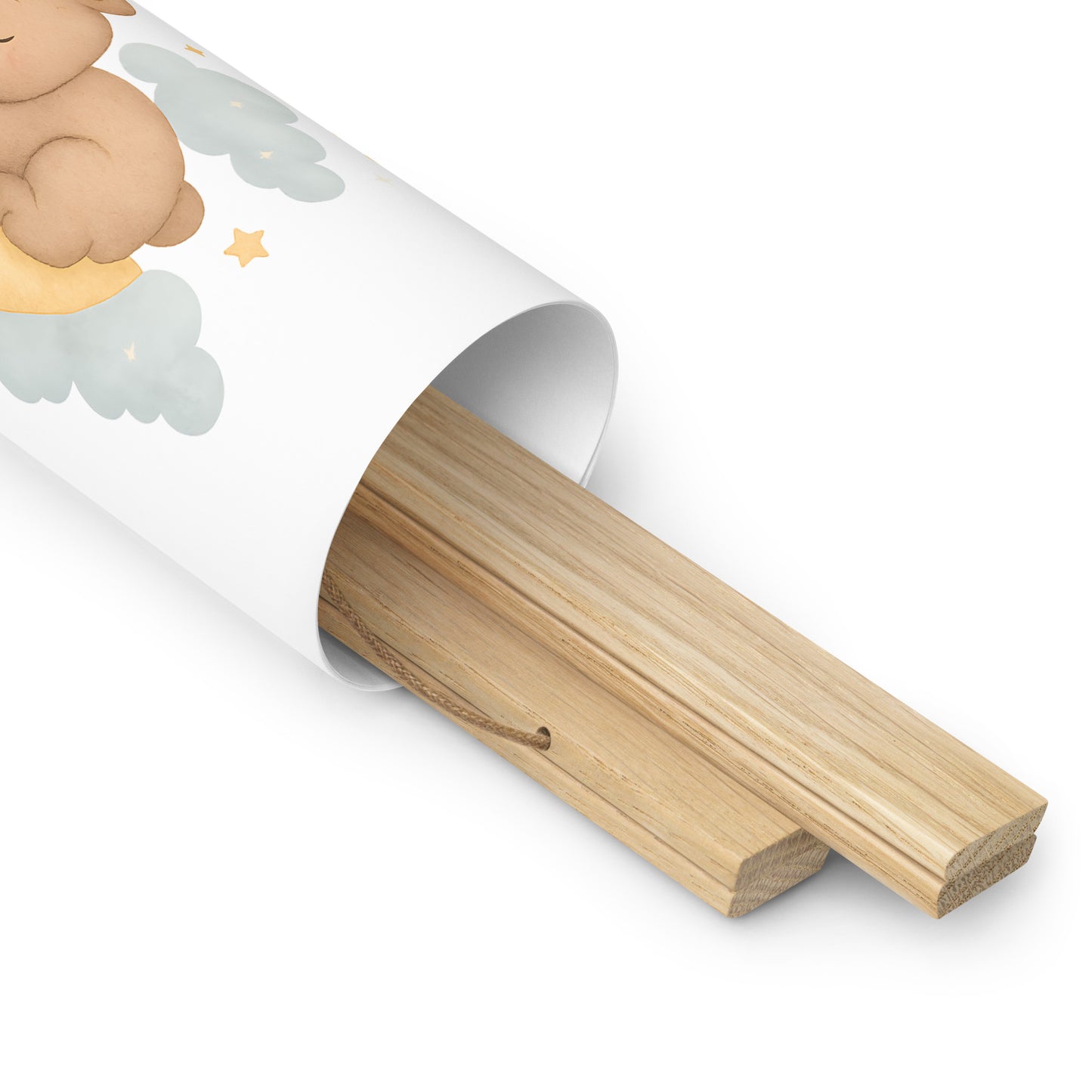 Poster mit Aufhängern Bär Gute Nacht