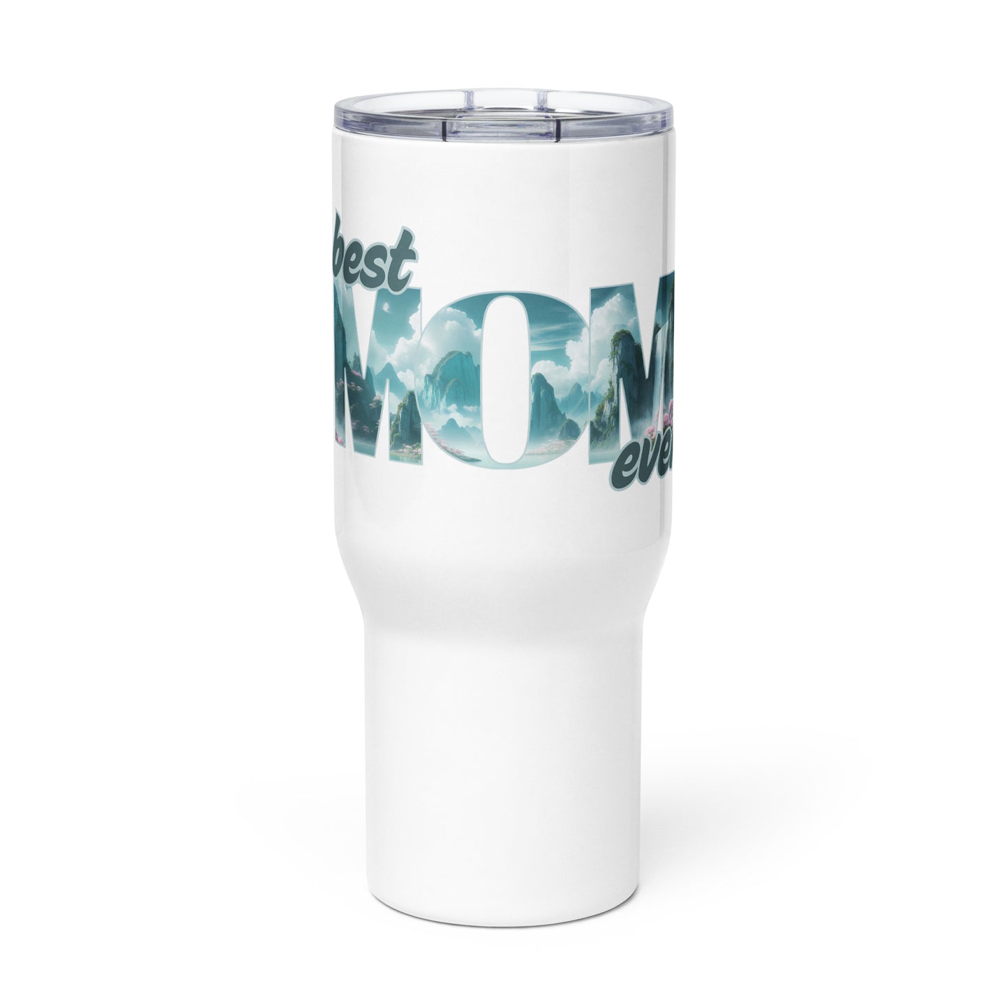 Thermobecher mit Griff - Best MOM blau