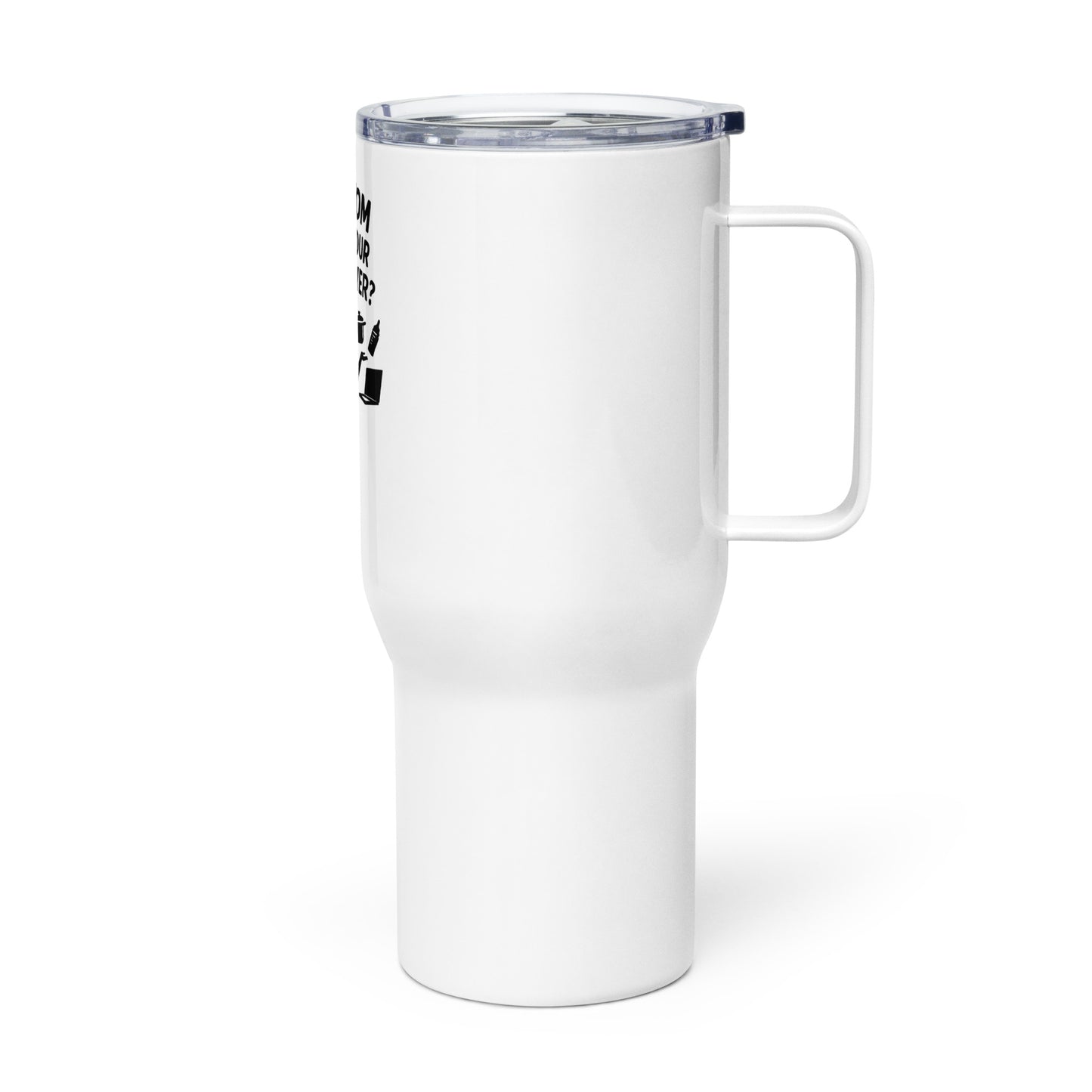 Thermobecher mit Griff - Superpower mom