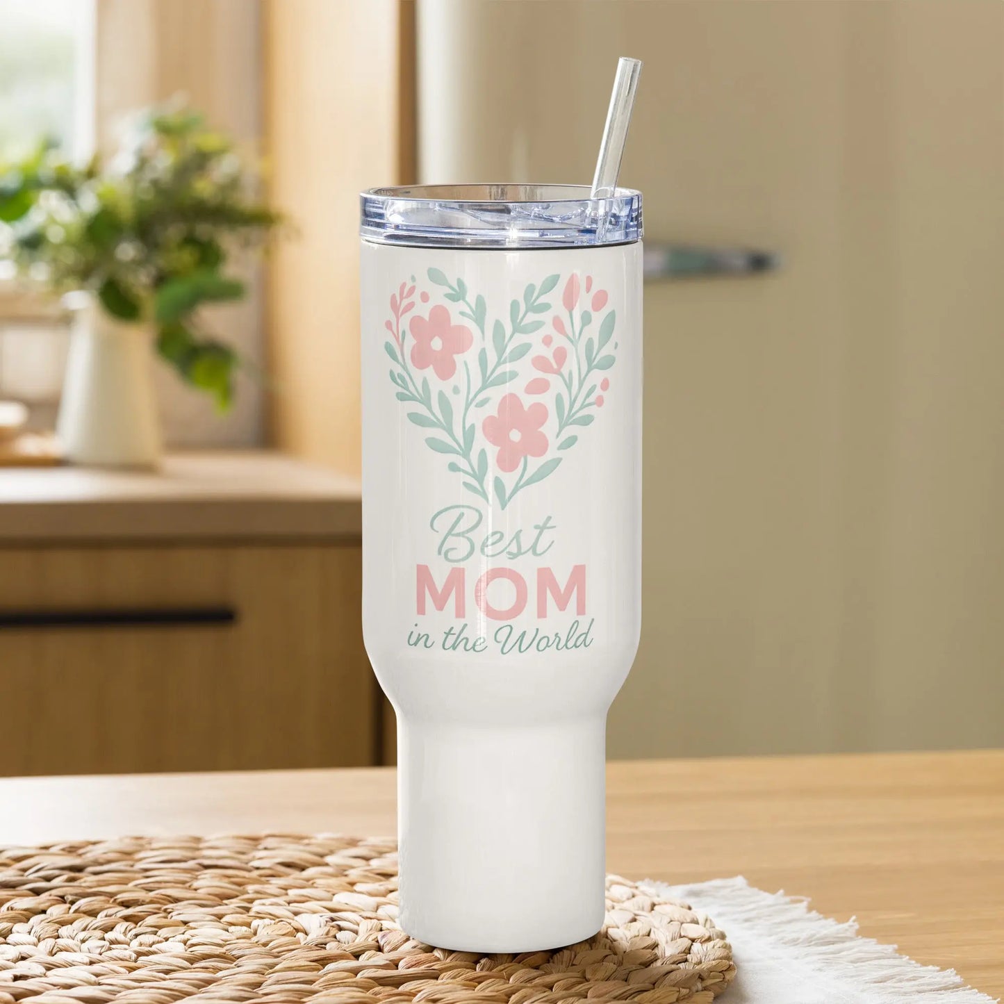 Thermobecher mit Griff - Best MOM of the World