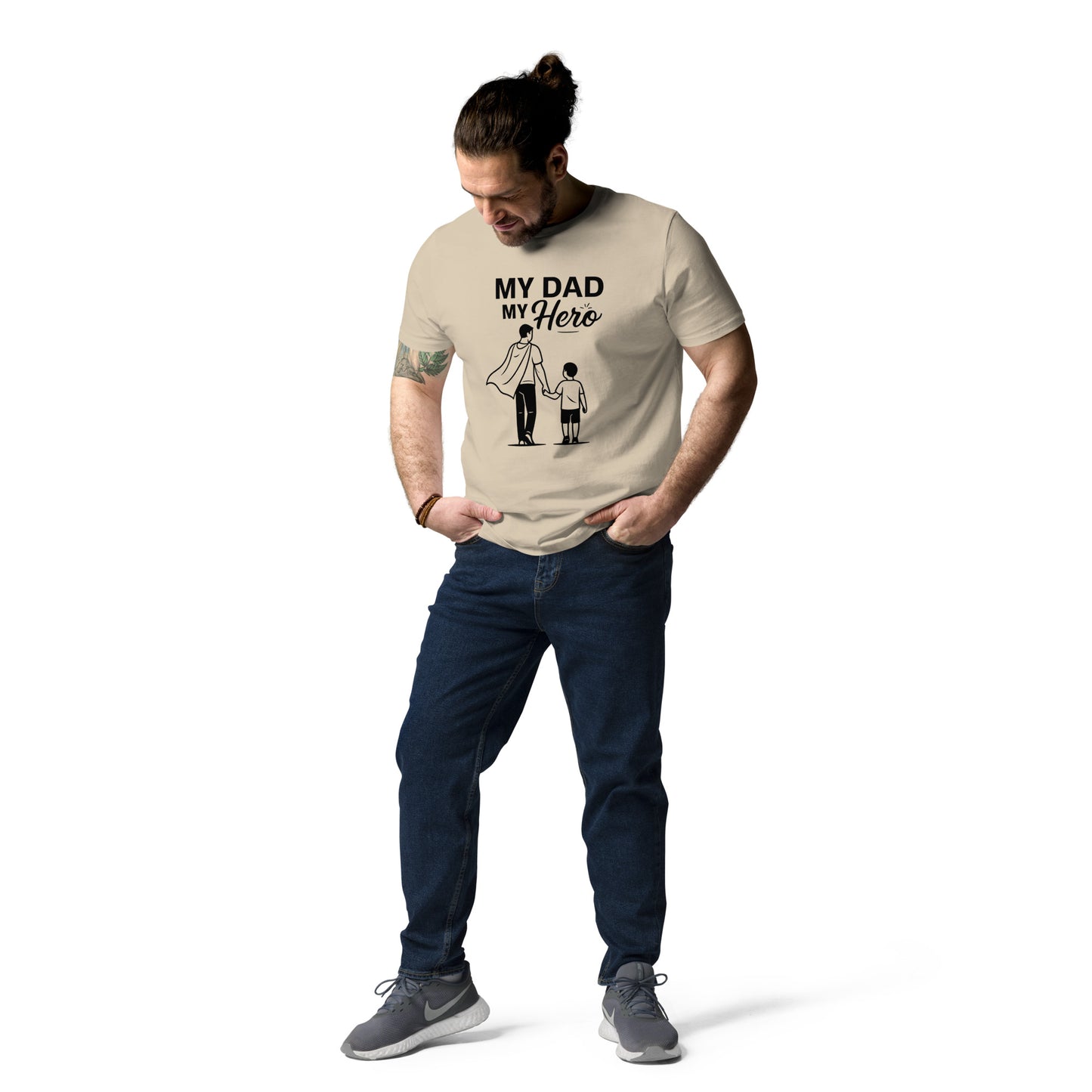 Bio-Baumwoll-T-Shirt - My Dad My Hero