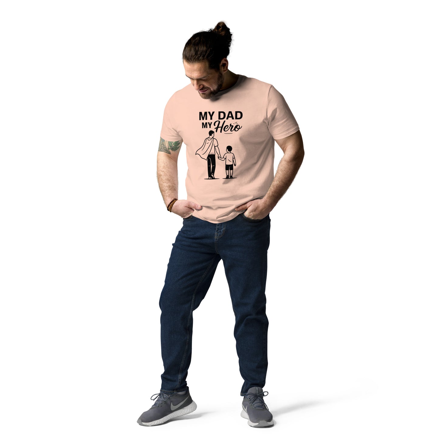 Bio-Baumwoll-T-Shirt - My Dad My Hero