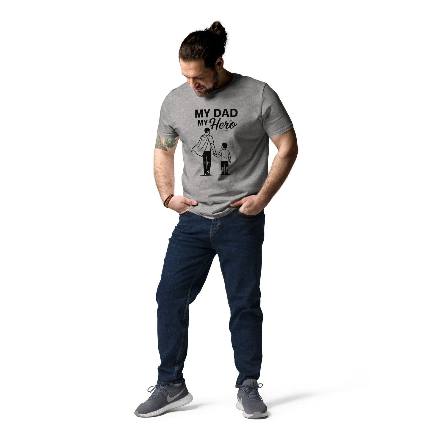 Bio-Baumwoll-T-Shirt - My Dad My Hero
