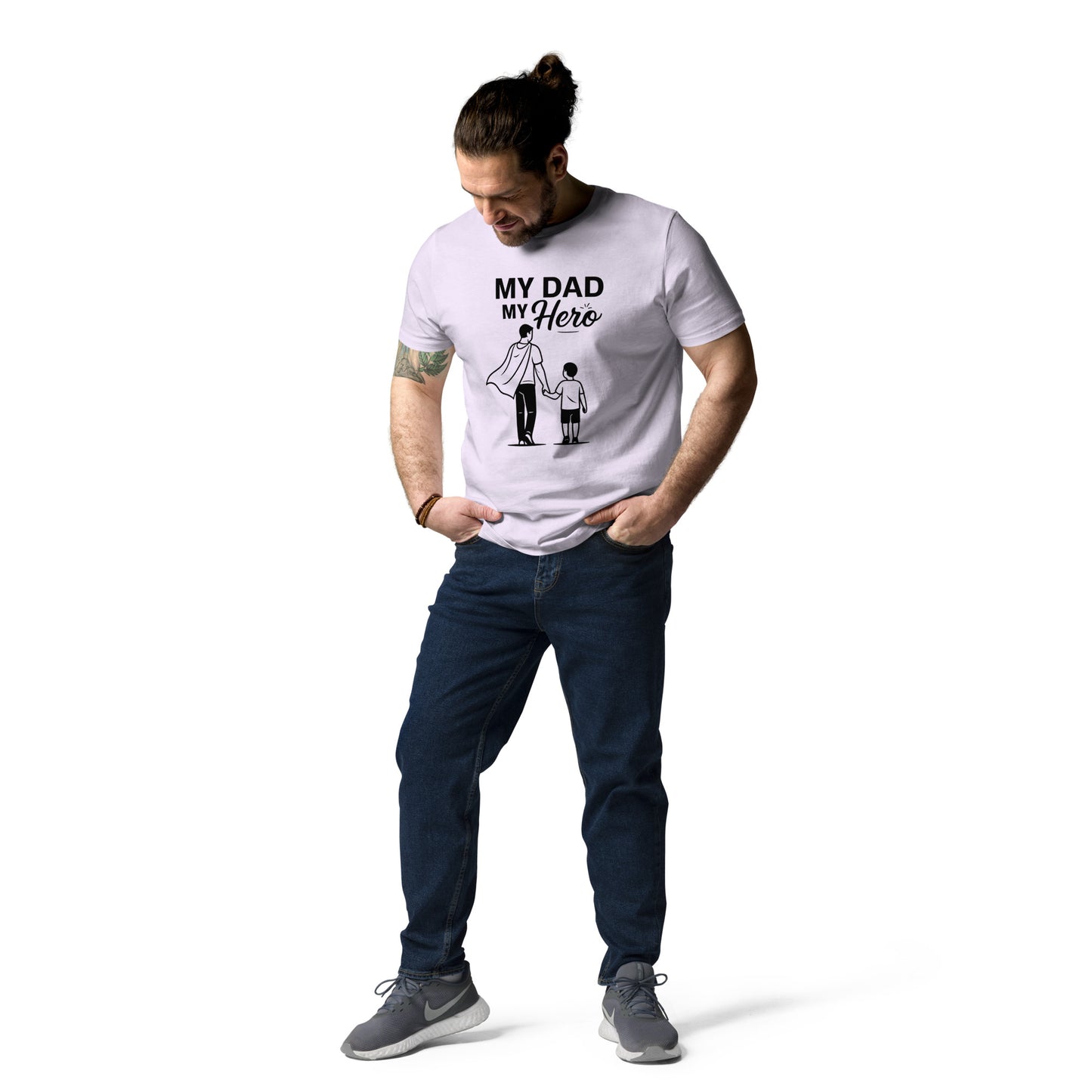 Bio-Baumwoll-T-Shirt - My Dad My Hero