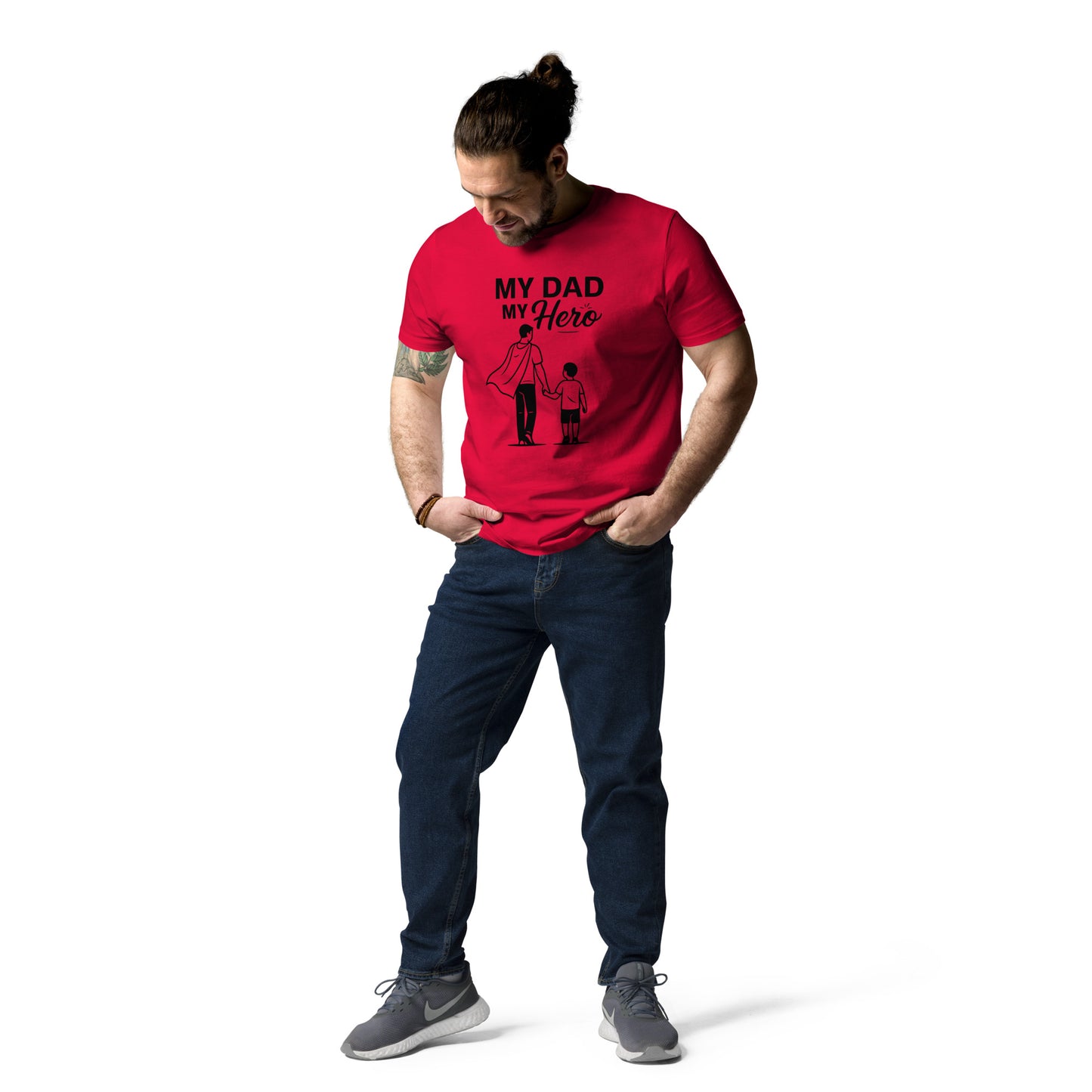 Bio-Baumwoll-T-Shirt - My Dad My Hero