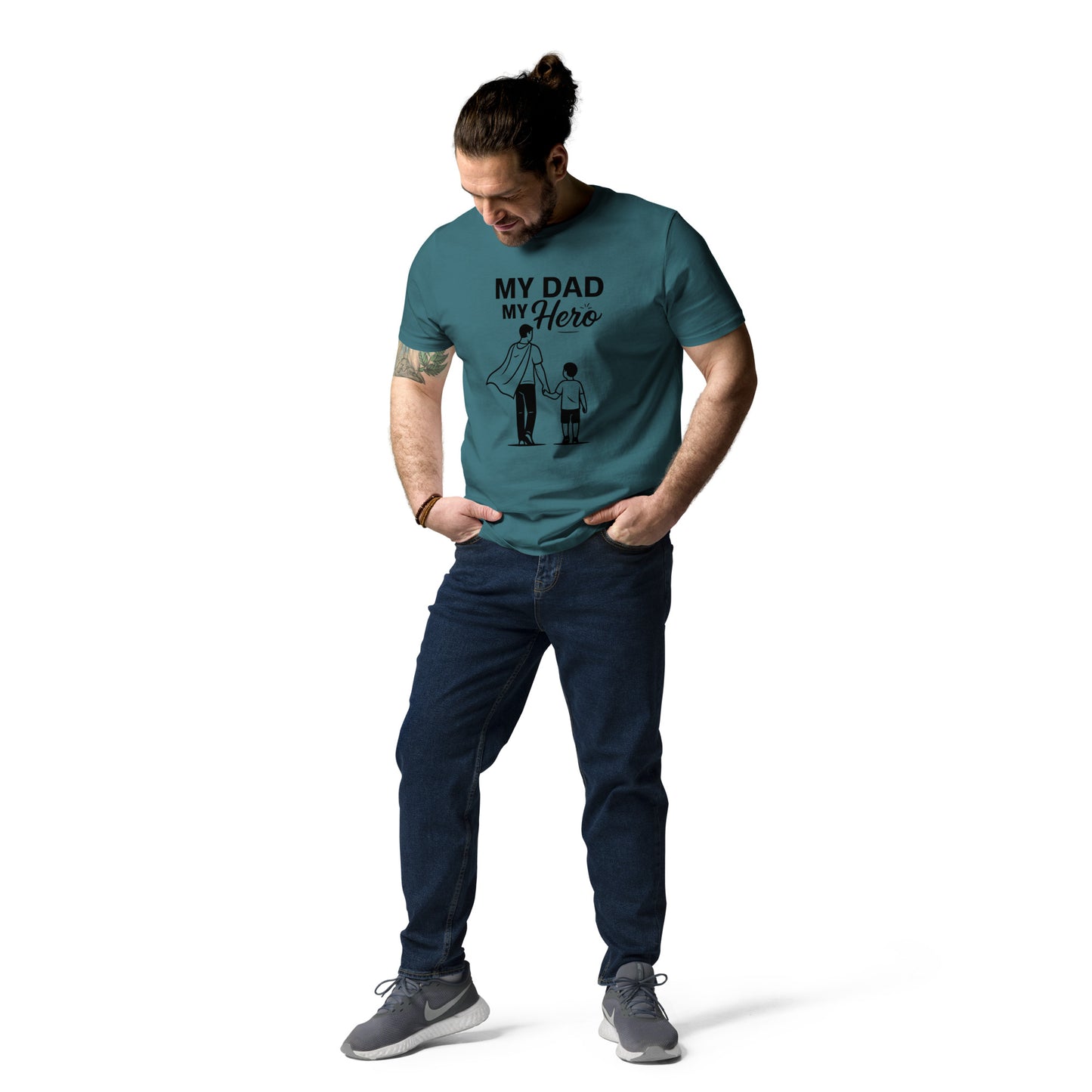 Bio-Baumwoll-T-Shirt - My Dad My Hero
