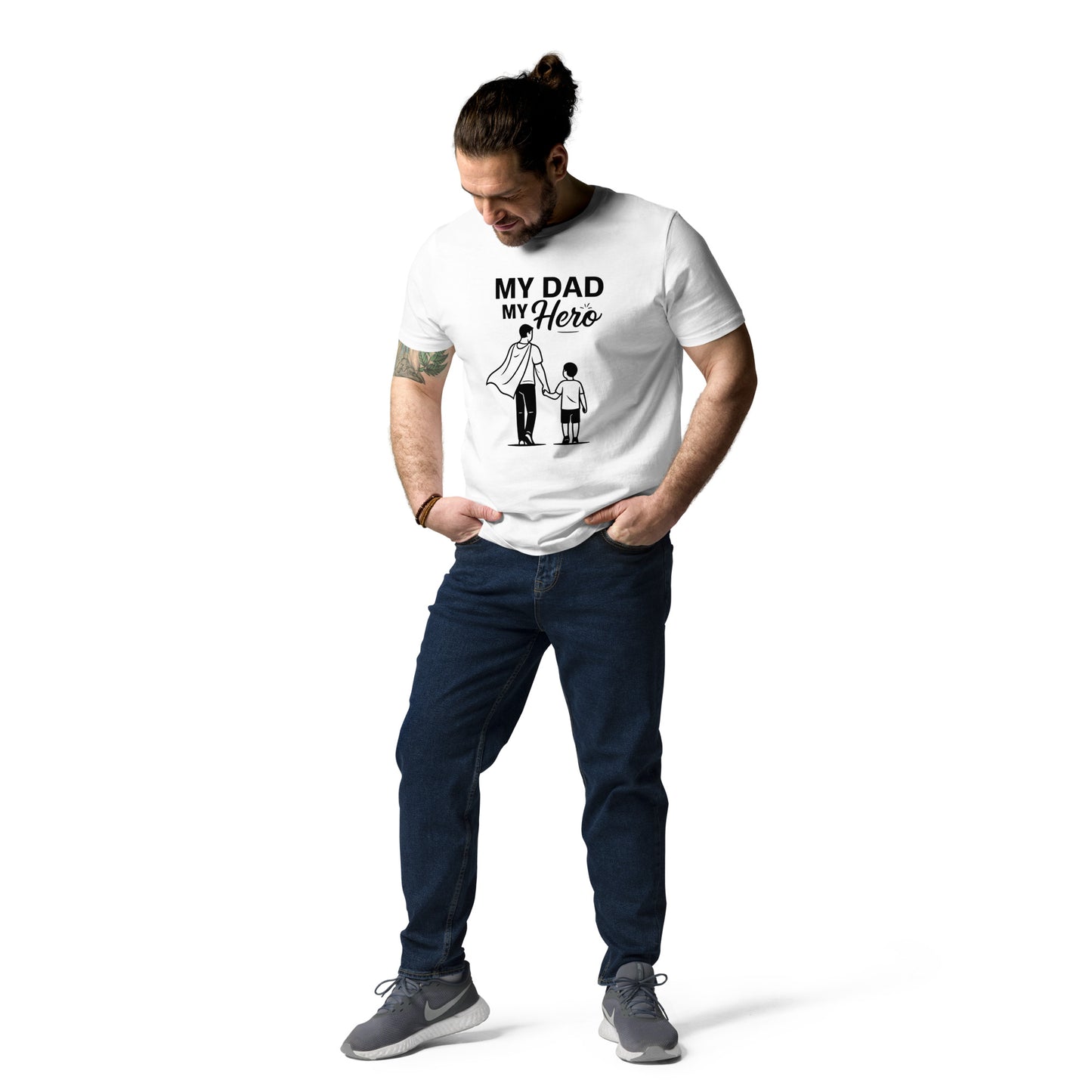 Bio-Baumwoll-T-Shirt - My Dad My Hero