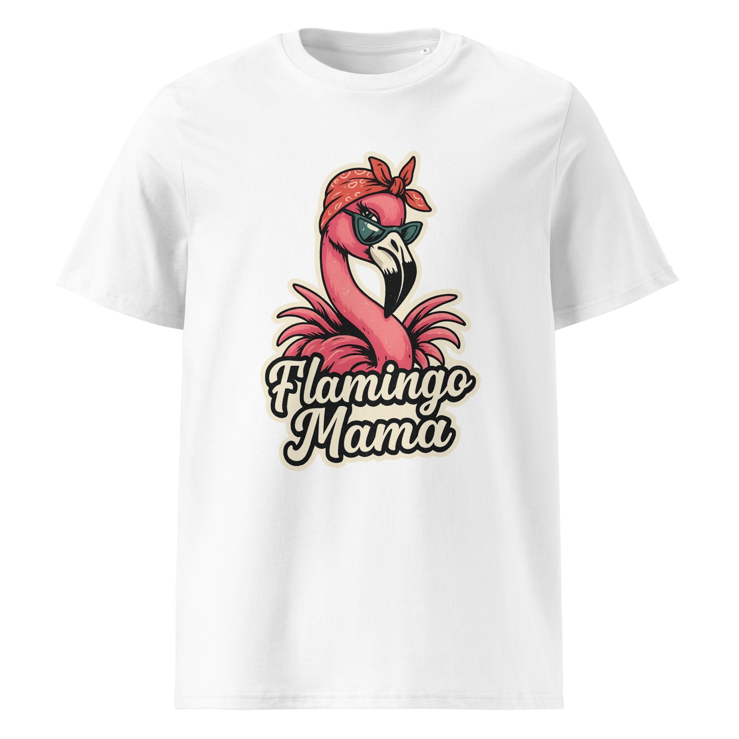 Bio-Baumwoll-T-Shirt Flamingo Mama