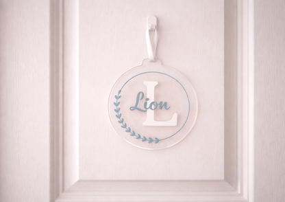 Personalisierter Acryl-Anhänger mit Namen – vielseitige Deko & Geschenkidee