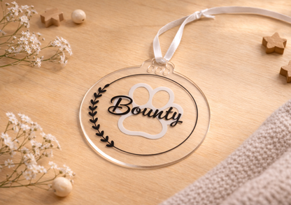 Personalisierter Acryl-Anhänger mit Namen – vielseitige Deko & Geschenkidee