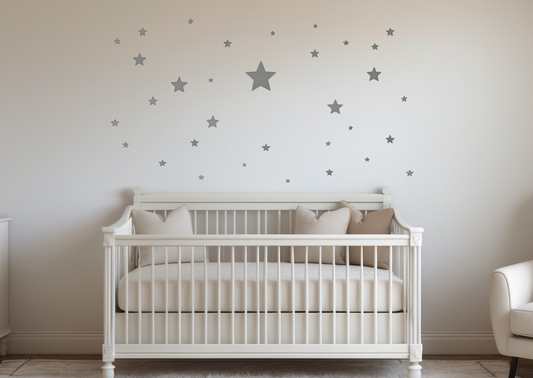 Wandaufkleber Dark Night Sterne