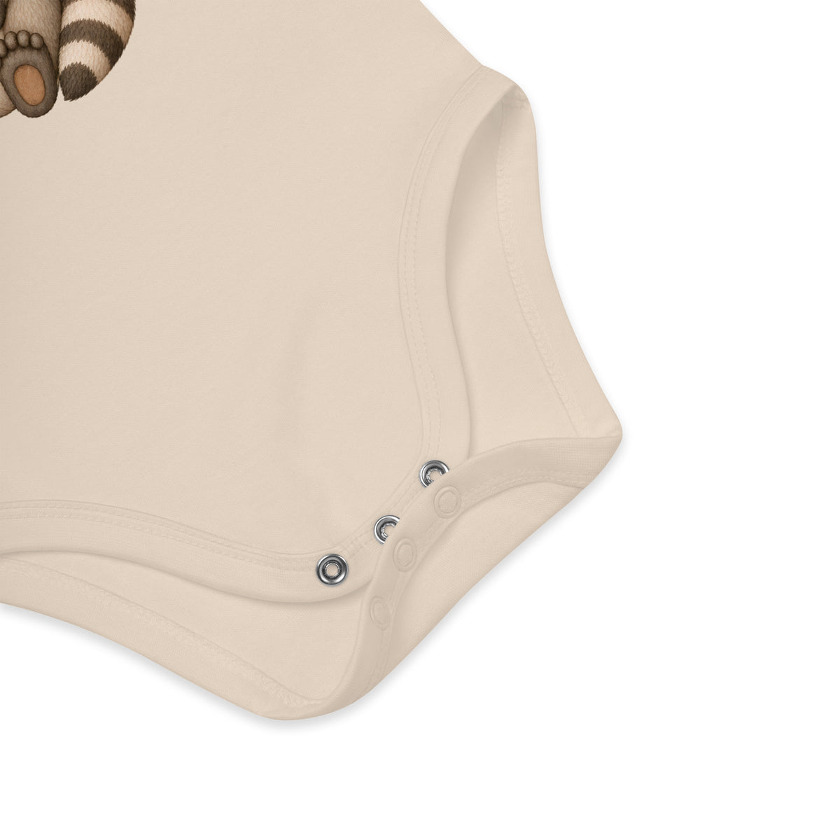 Nickelfreie Druckknöpfe des Raxi-Bio-Babybodys
