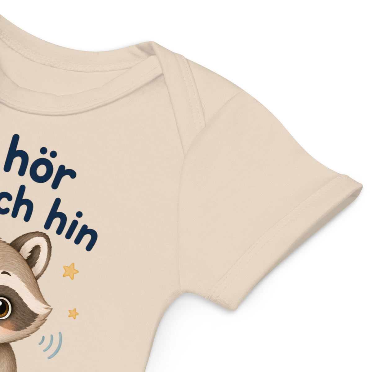 Praktischer Umschlagausschnitt des Raxi-Bio-Babybodys