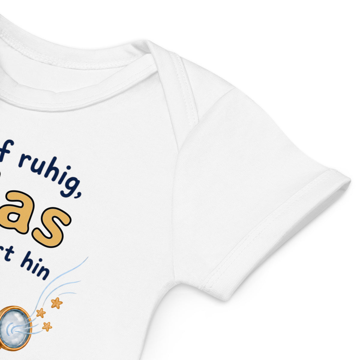 Praktischer Umschlagausschnitt des personalisierten Raxi-Babybodys
