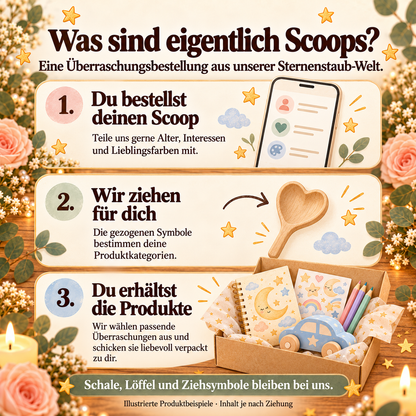 Sternenstaub Scoop – Überraschungen für kleine Entdecker