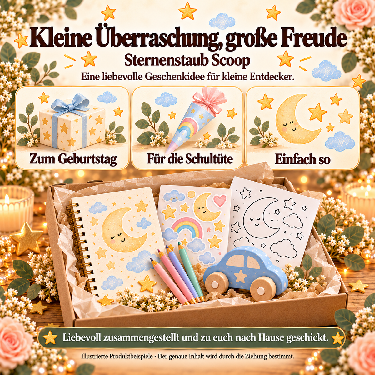 Sternenstaub Scoop – Überraschungen für kleine Entdecker