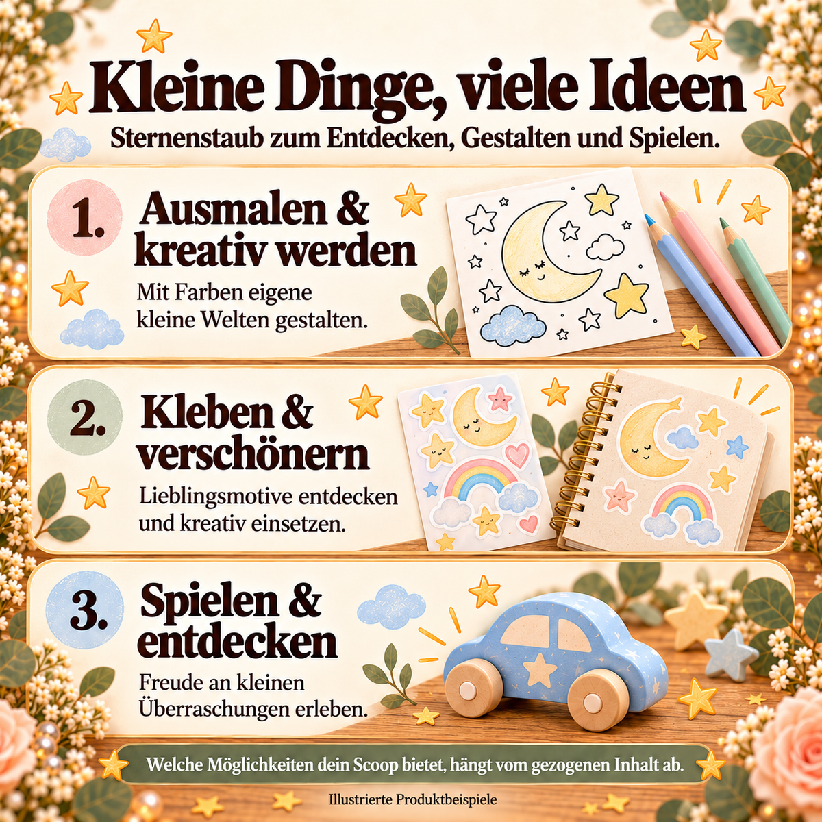 Sternenstaub Scoop – Überraschungen für kleine Entdecker