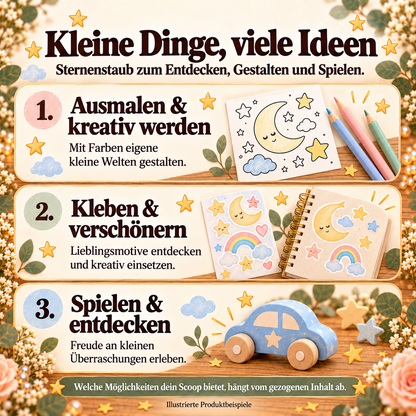 Sternenstaub Scoop – Überraschungen für kleine Entdecker
