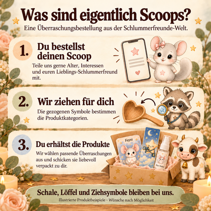 Schlummerfreunde Scoop – liebevolle Abendrituale & Überraschungen