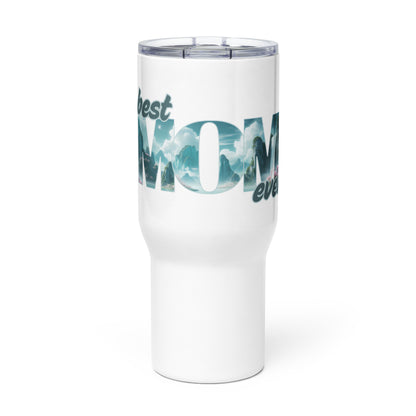 Thermobecher mit Griff - Best MOM blau