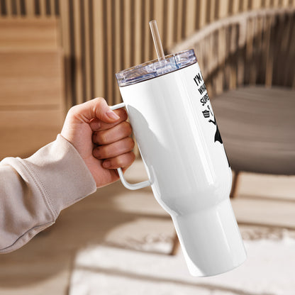 Thermobecher mit Griff - Superpower mom
