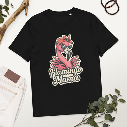 Bio-Baumwoll-T-Shirt Flamingo Mama