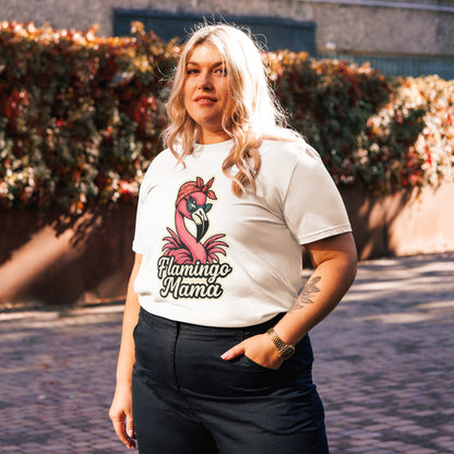 Bio-Baumwoll-T-Shirt Flamingo Mama