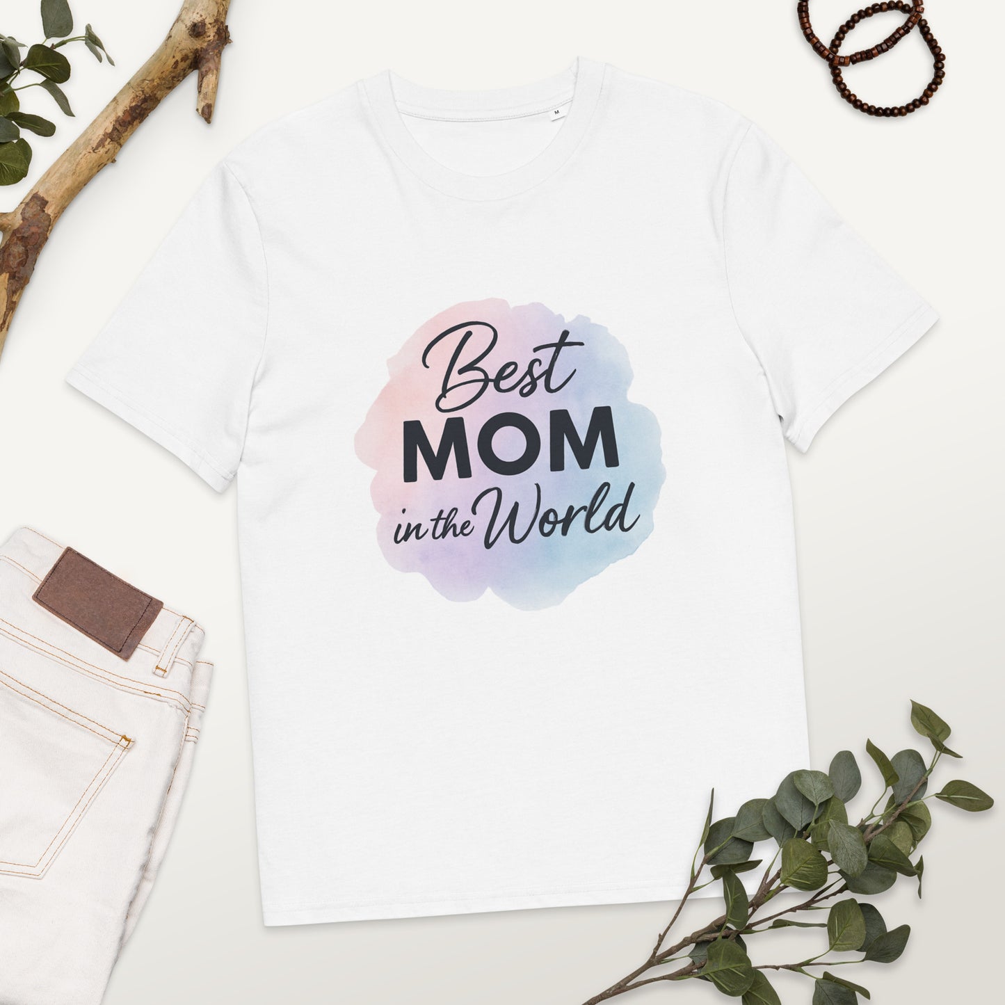 ,,Best MOM in the World'' Bio-Baumwoll-T-Shirt