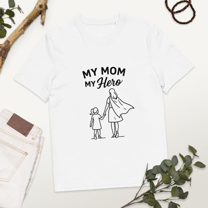 Bio-Baumwoll-T-Shirt My Mom My Hero
