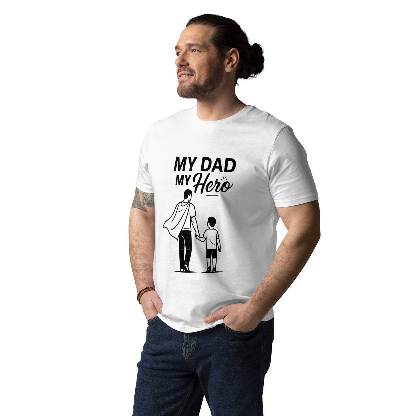 Bio-Baumwoll-T-Shirt - My Dad My Hero