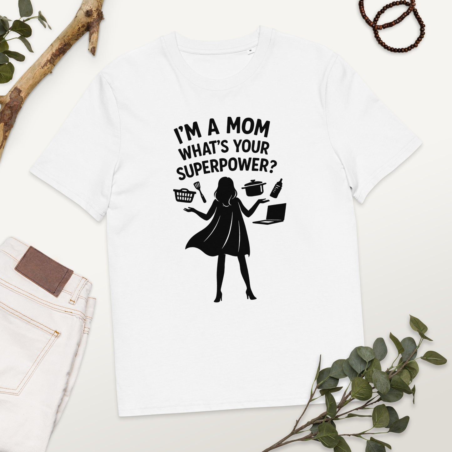 Bio-Baumwoll-T-Shirt - I'm a mom